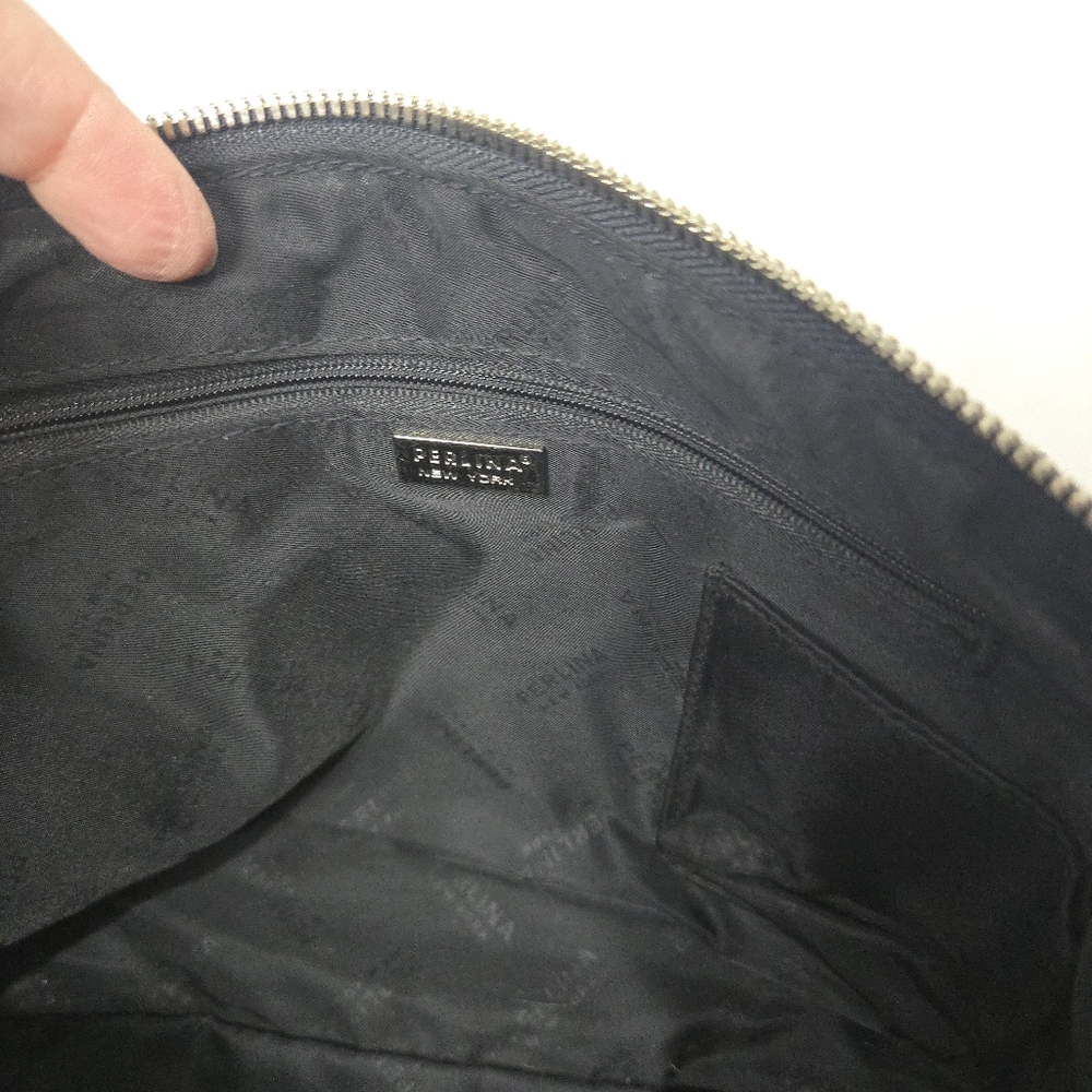 Perlina Black Leather Purse - Picture 12 of 14